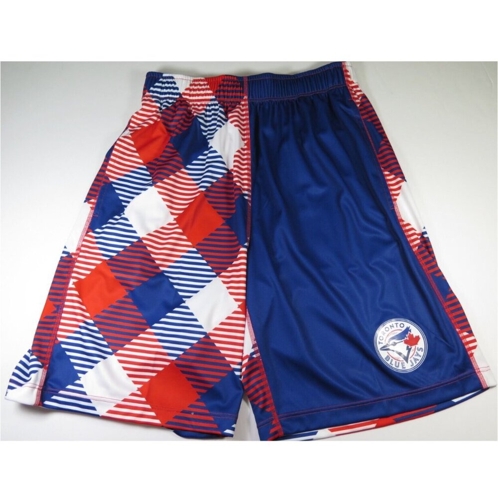 Loudmouth NWT Men's Blue/Red/White Toronto Blue Jays Gym Shorts, Size Medium